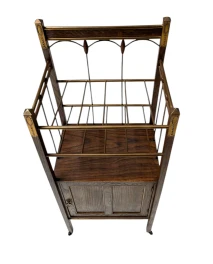 Arts & Crafts Art Nouveau Magazine Stand by Meubelmagazijn Rembrandt Amsterdam